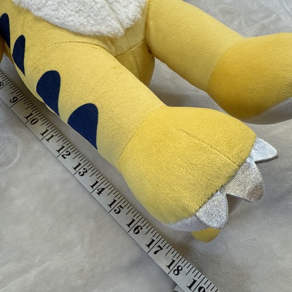 BAB Build A Bear Sabertooth Tiger Saber Tooth Yellow White‎ Stuffed Animal 17" T - Picture 12 of 12